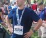 Cory after running his first mini marathon in May 2012